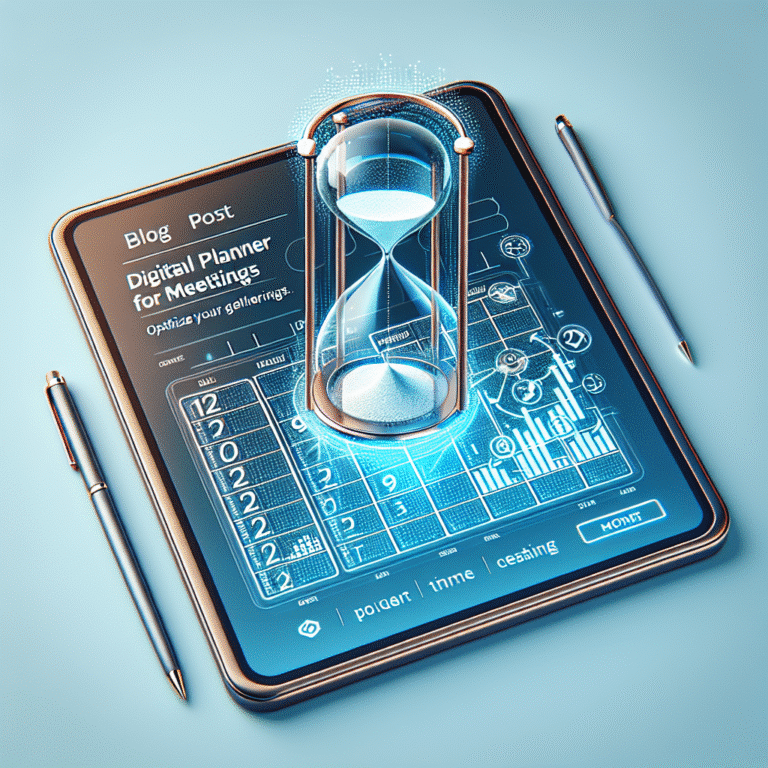 planner digital para reuniões: otimize seu tempo em encontros