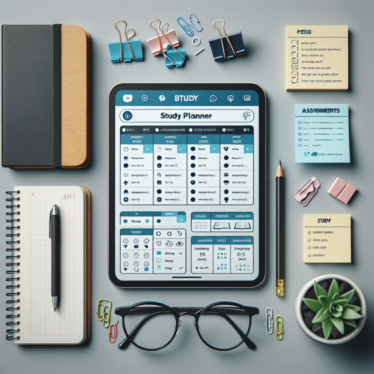 Modelos de planner digital para estudantes: organize seus estudos