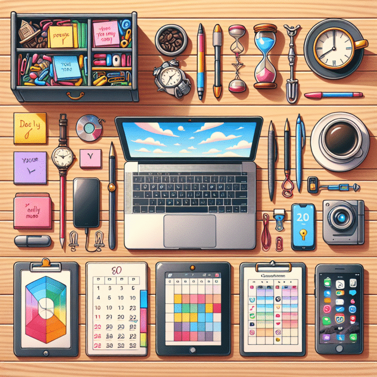 10 ferramentas essenciais para organizar suas tarefas diárias