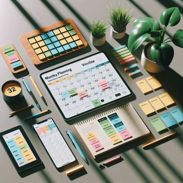 Templates de planejamento mensal: visualize seus compromissos