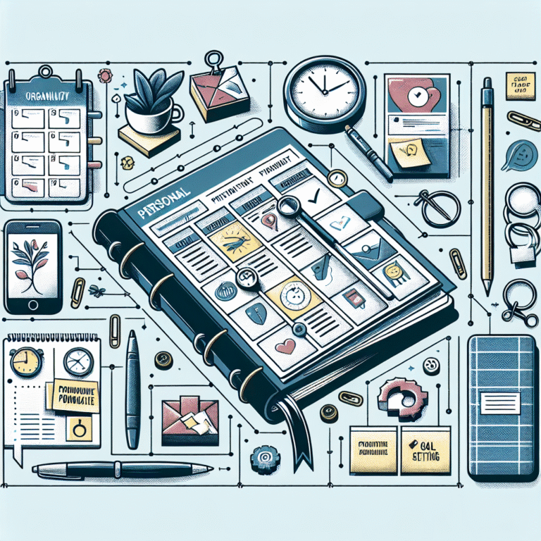 planner semanal para organização pessoal: estratégias eficazes