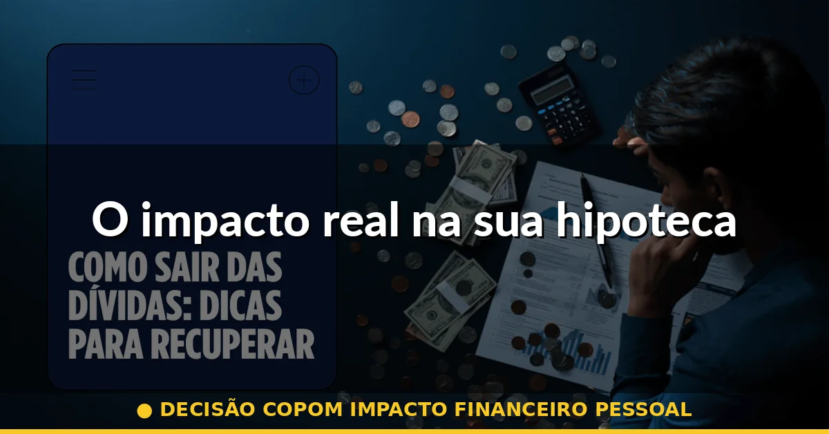 O impacto real na sua hipoteca — decisão copom impacto financeiro pessoal