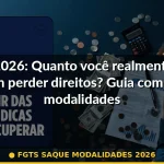 fgts saque modalidades 2026 — Guia completo 2026