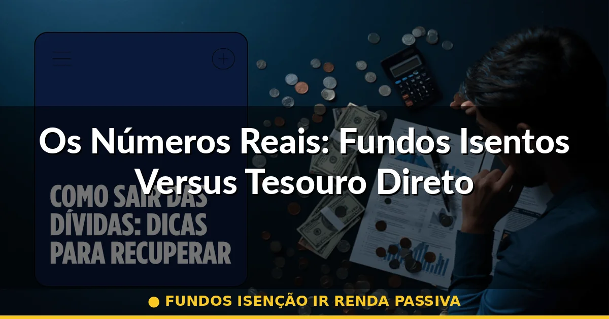Os Números Reais: Fundos Isentos Versus Tesouro Direto — fundos isenção ir renda passiva