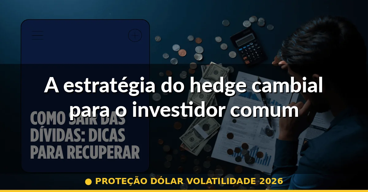 A estratégia do hedge cambial para o investidor comum — proteção dólar volatilidade 2026