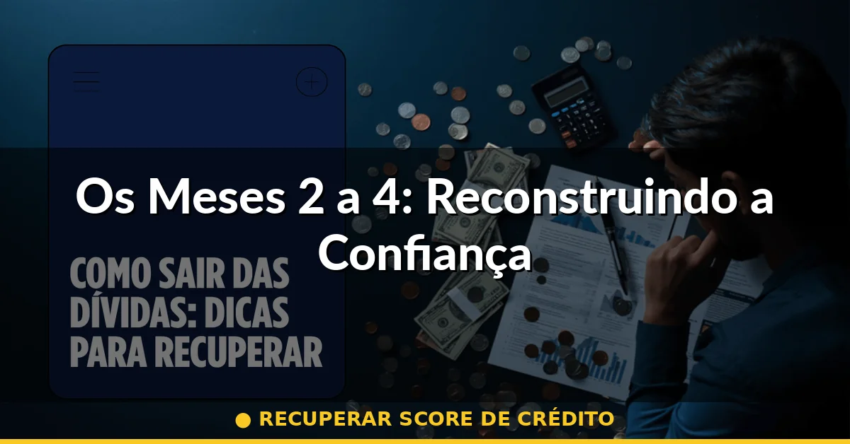 Os Meses 2 a 4: Reconstruindo a Confiança — recuperar score de crédito