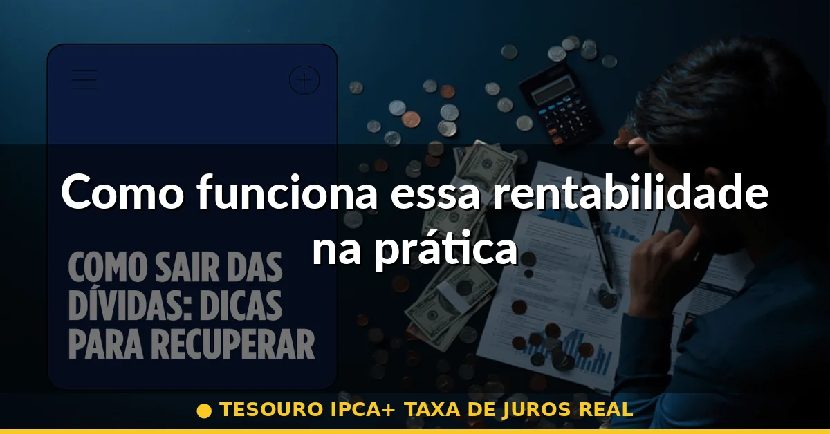 Como funciona essa rentabilidade na prática — tesouro ipca+ taxa de juros real