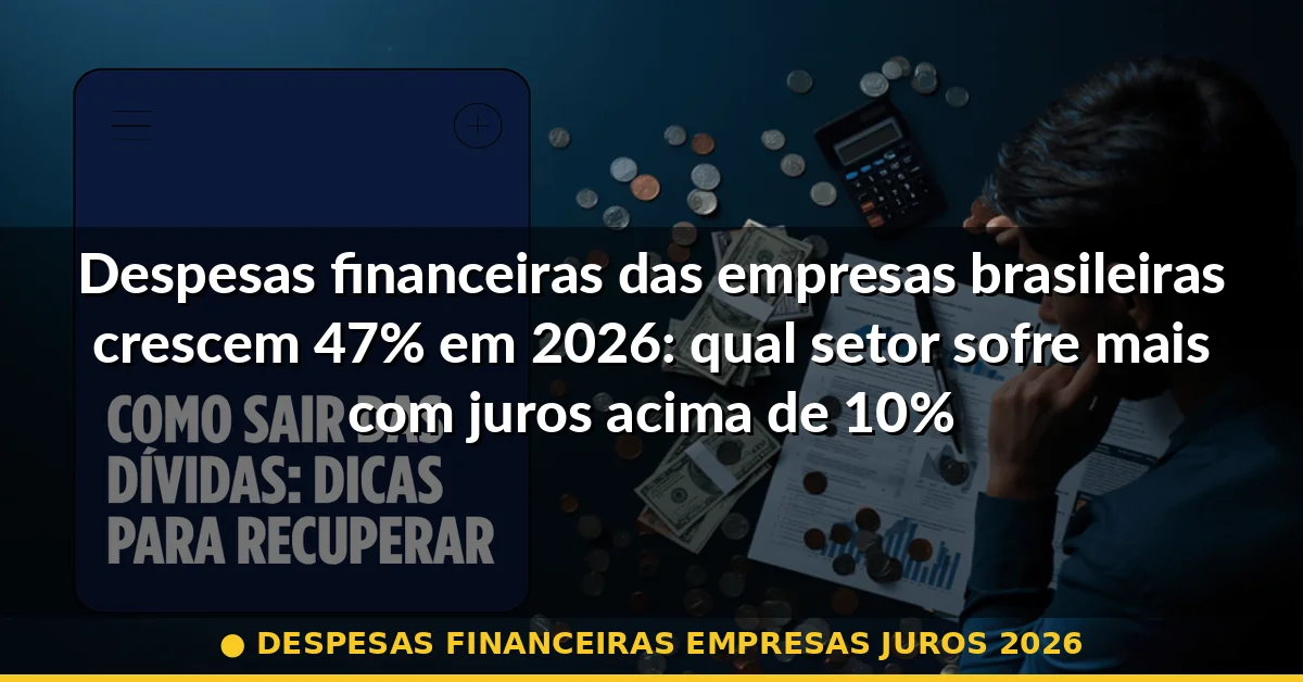 despesas financeiras empresas juros 2026 — Guia completo 2026