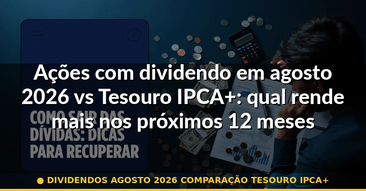 dividendos agosto 2026 comparação tesouro ipca+ — Guia completo 2026