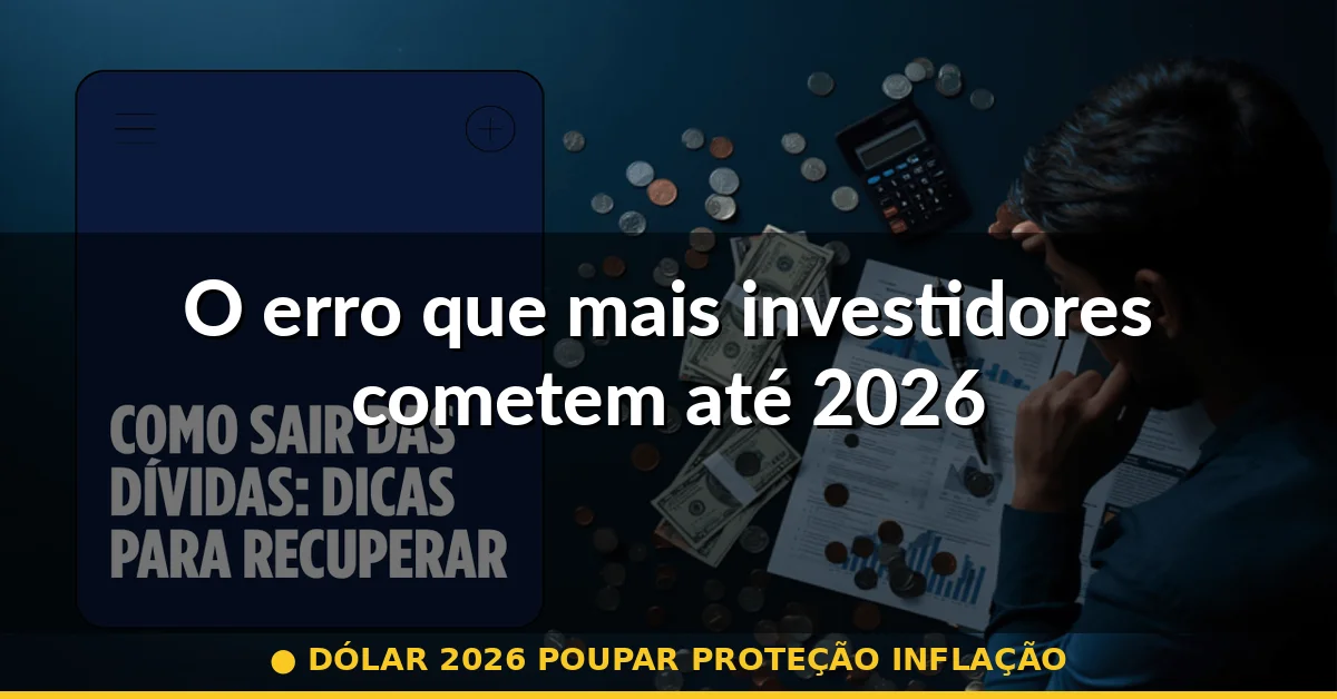 O erro que mais investidores cometem até 2026 — dólar 2026 poupar proteção inflação
