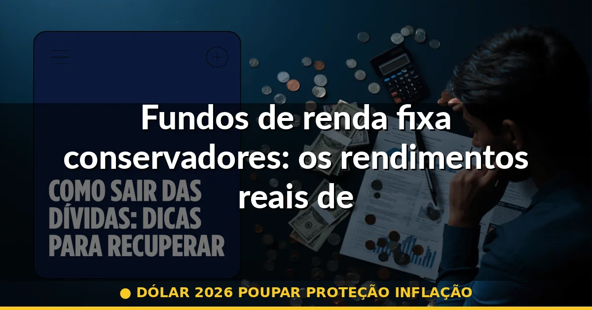 Fundos de renda fixa conservadores: os rendimentos reais de julho de 2024 — dólar 2026 poupar proteção inflação