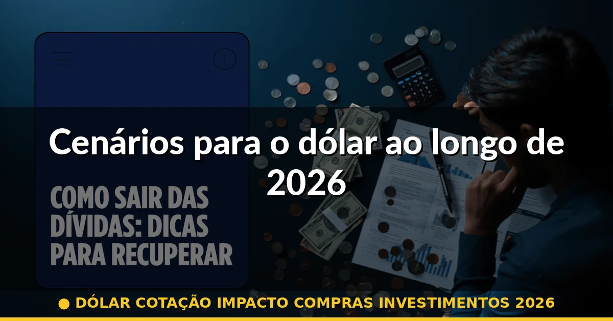 Cenários para o dólar ao longo de 2026 — dólar cotação impacto compras investimentos 2026