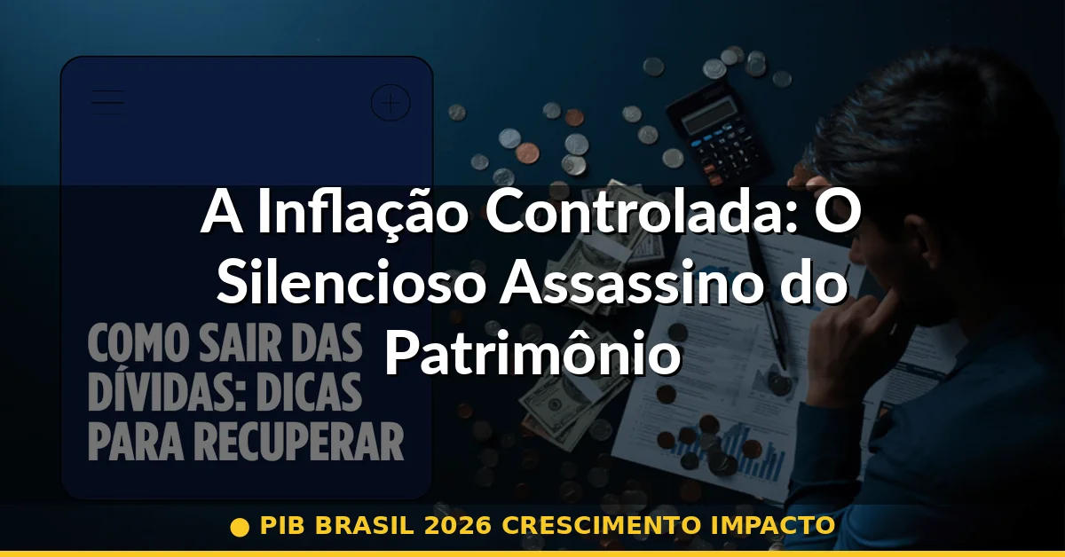A Inflação Controlada: O Silencioso Assassino do Patrimônio Negligenciado — pib brasil 2026 crescimento impacto