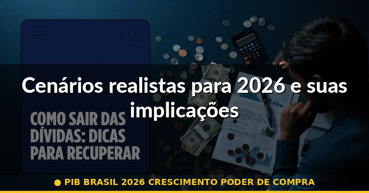 Cenários realistas para 2026 e suas implicações — pib brasil 2026 crescimento poder de compra