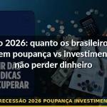 recessão 2026 poupança investimento — Guia completo 2026