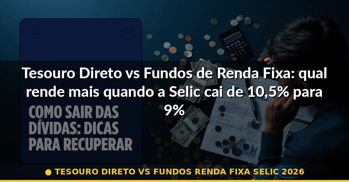 tesouro direto vs fundos renda fixa selic 2026 — Guia completo 2026