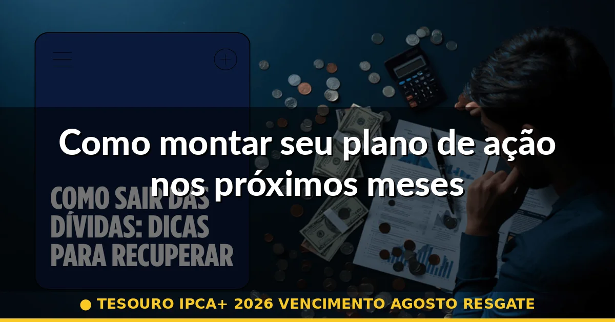 Como montar seu plano de ação nos próximos meses — tesouro ipca+ 2026 vencimento agosto resgate