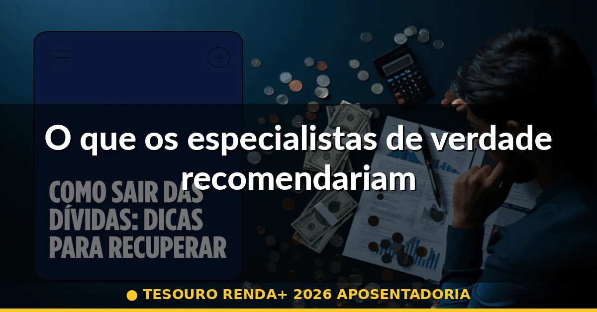 O que os especialistas de verdade recomendariam — tesouro renda+ 2026 aposentadoria