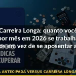 fire aposentadoria antecipada versus carreira longa 2026 quanto poupar — Guia completo 2026