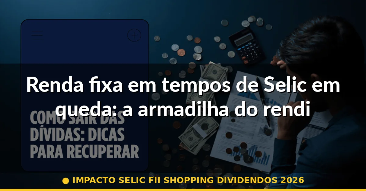 Renda fixa em tempos de Selic em queda: a armadilha do rendimento aparente — impacto selic fii shopping dividendos 2026