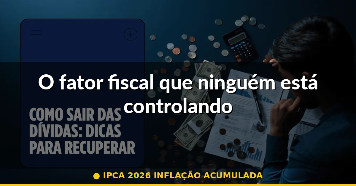 O fator fiscal que ninguém está controlando — ipca 2026 inflação acumulada