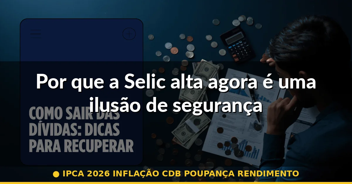 Por que a Selic alta agora é uma ilusão de segurança — ipca 2026 inflação cdb poupança rendimento