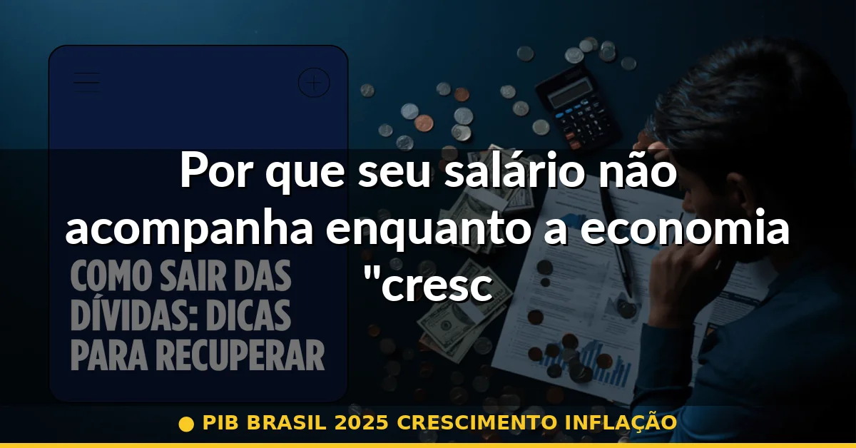Por que seu salário não acompanha enquanto a economia 