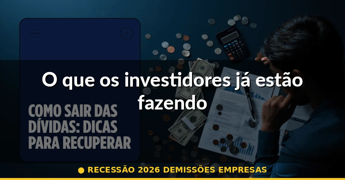 O que os investidores já estão fazendo — recessão 2026 demissões empresas