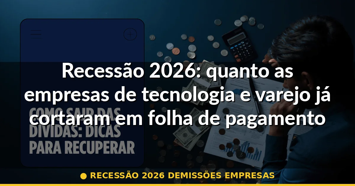 recessão 2026 demissões empresas — Guia completo 2026