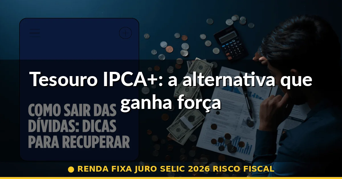 Tesouro IPCA+: a alternativa que ganha força — renda fixa juro selic 2026 risco fiscal