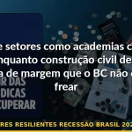 setores resilientes recessão brasil 2025 2026 — Guia completo 2026