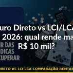 tesouro direto vs lci lca comparação rentabilidade 2026 — Guia completo 2026