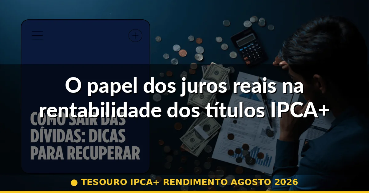 O papel dos juros reais na rentabilidade dos títulos IPCA+ — tesouro ipca+ rendimento agosto 2026