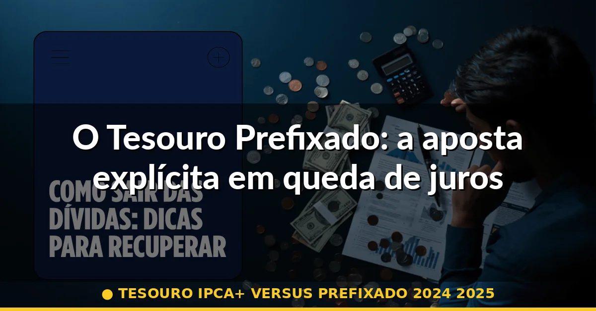 O Tesouro Prefixado: a aposta explícita em queda de juros — tesouro ipca+ versus prefixado 2024 2025