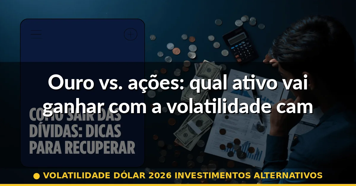 Ouro vs. ações: qual ativo vai ganhar com a volatilidade cambial — volatilidade dólar 2026 investimentos alternativos