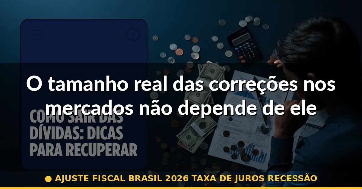 O tamanho real das correções nos mercados não depende de eleição, depende de execução — ajuste fiscal brasil 2026 taxa de juros recessão