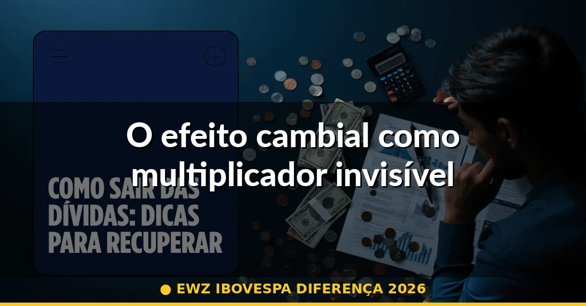 O efeito cambial como multiplicador invisível — ewz ibovespa diferença 2026