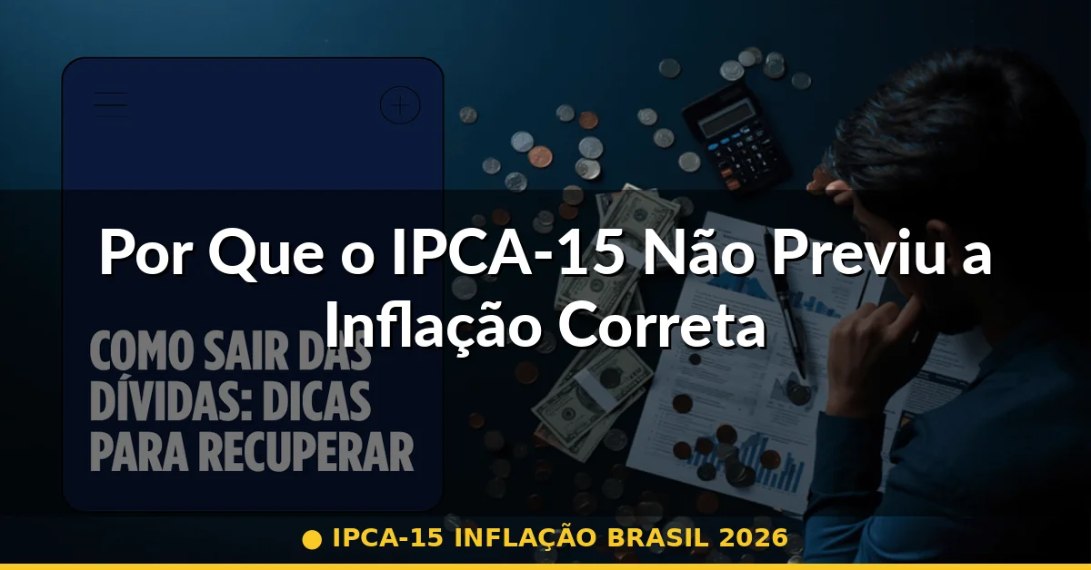 Por Que o IPCA-15 Não Previu a Inflação Correta — ipca-15 inflação brasil 2026