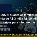 recessão economia brasil 2026 poupança renda média — Guia completo 2026