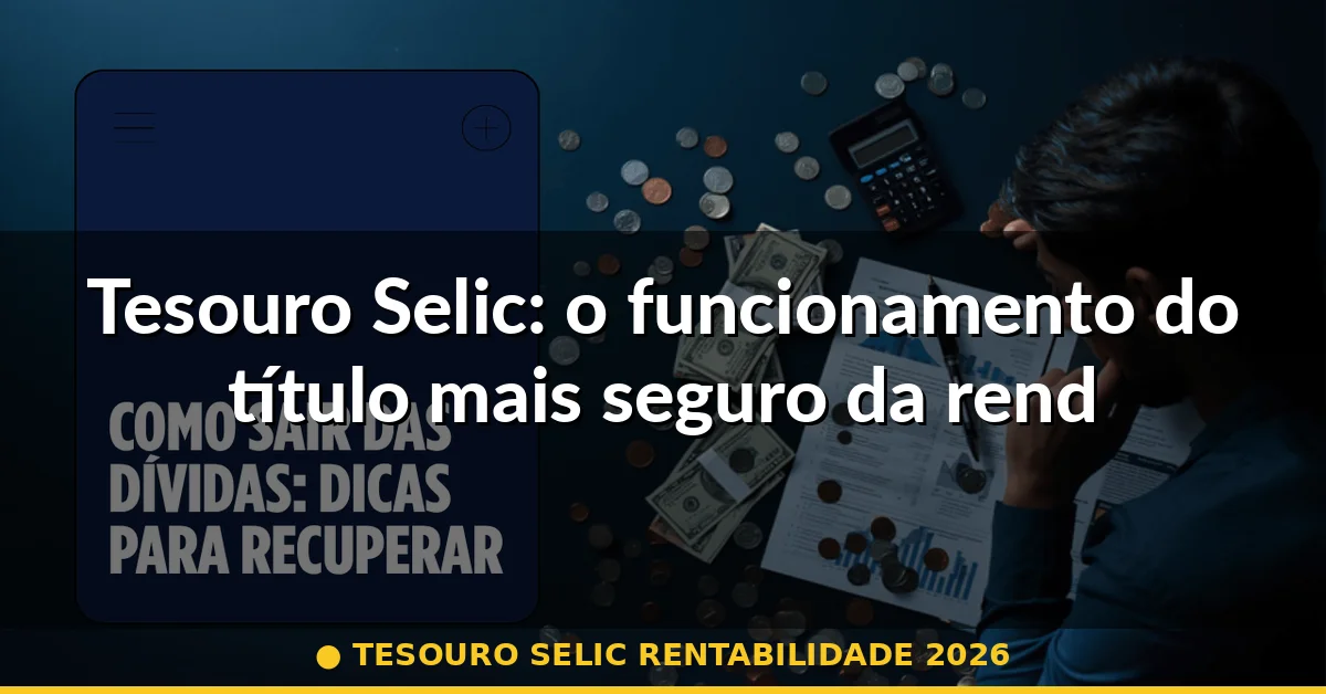 Tesouro Selic: o funcionamento do título mais seguro da renda fixa — tesouro selic rentabilidade 2026